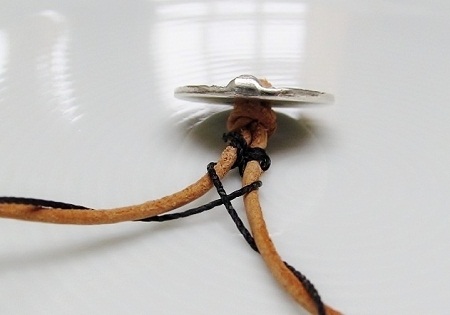 wrap bracelet in ladder stitch - attach S-lon